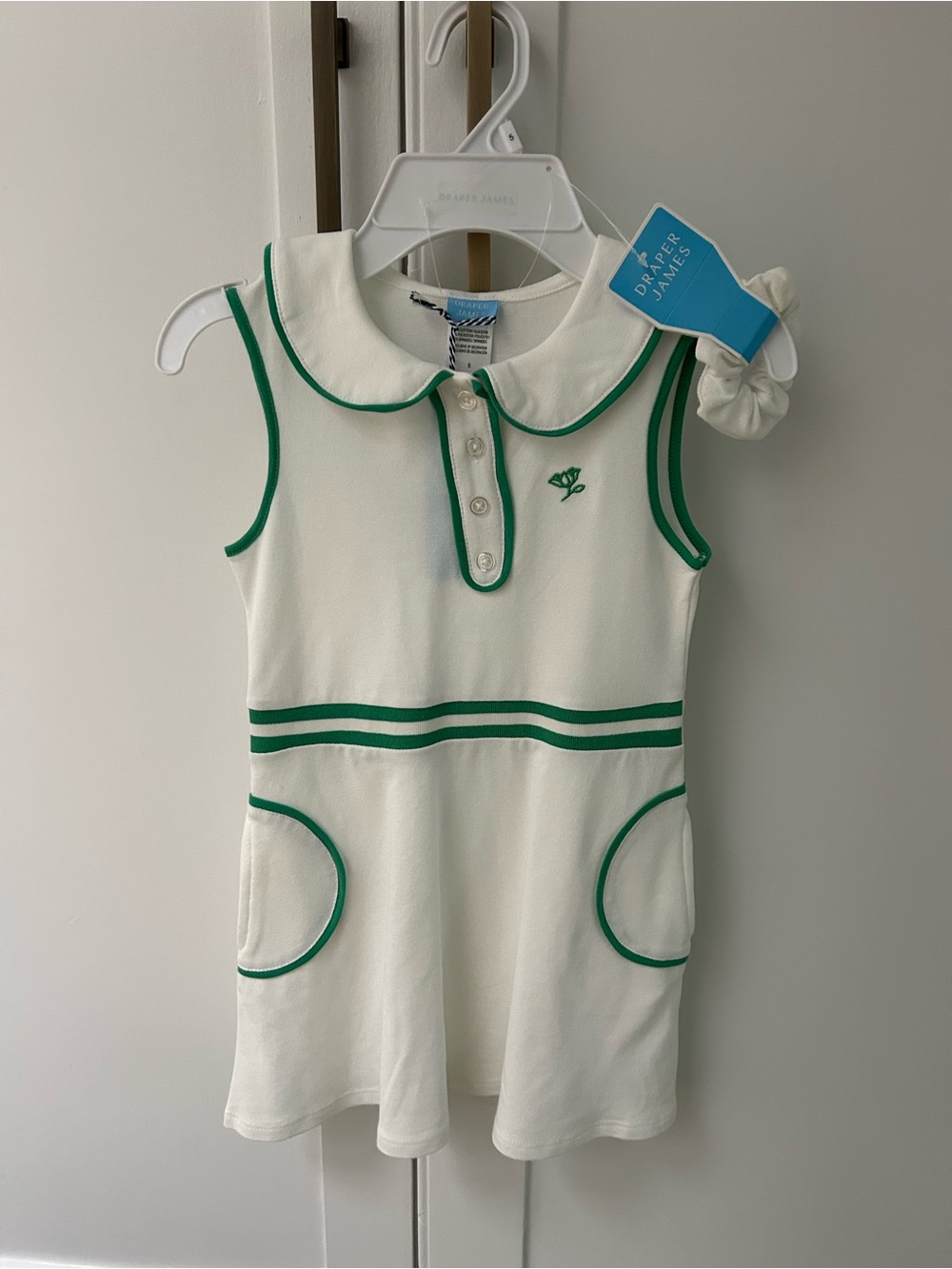 Draper James Girls White Tennis Dress